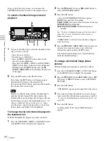 Preview for 44 page of Sony PDW-F30 Operating Instructions Manual