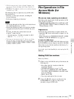 Preview for 73 page of Sony PDW-F30 Operating Instructions Manual