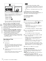 Preview for 74 page of Sony PDW-F30 Operating Instructions Manual