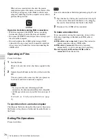 Preview for 76 page of Sony PDW-F30 Operating Instructions Manual