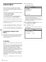 Preview for 80 page of Sony PDW-F30 Operating Instructions Manual