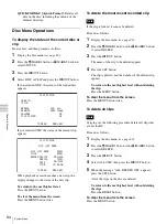 Preview for 94 page of Sony PDW-F30 Operating Instructions Manual