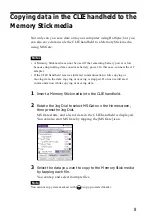 Preview for 8 page of Sony PEG-N710C - Personal Entertainment Organizer Operating Instructions Manual