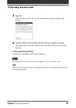 Preview for 97 page of Sony PEG-N760C Audio Player v2.1 Operating Instructions Manual