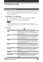 Preview for 108 page of Sony PEG-N760C Audio Player v2.1 Operating Instructions Manual