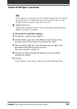 Preview for 122 page of Sony PEG-N760C Audio Player v2.1 Operating Instructions Manual