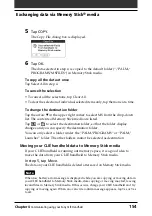 Preview for 154 page of Sony PEG-N760C Audio Player v2.1 Operating Instructions Manual