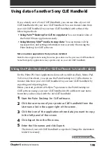 Preview for 199 page of Sony PEG-N760C Audio Player v2.1 Operating Instructions Manual