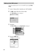 Preview for 28 page of Sony PEGA-VR100K Operating Instructions Manual