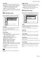 Preview for 73 page of Sony PFM-32C1 Operating Instructions Manual