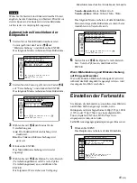 Preview for 189 page of Sony PFM-32C1 Operating Instructions Manual