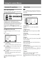 Preview for 18 page of Sony PFM-500A1WE Operating Instructions Manual