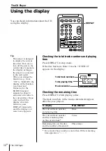 Preview for 12 page of Sony PMC-303L Operating Instructions Manual