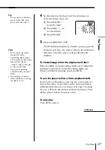 Preview for 23 page of Sony PMC-303L Operating Instructions Manual