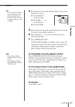 Preview for 25 page of Sony PMC-303L Operating Instructions Manual