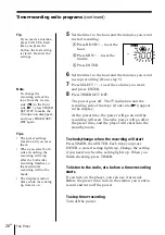 Preview for 28 page of Sony PMC-303L Operating Instructions Manual