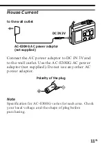 Preview for 11 page of Sony Pressman TCM-4TR Operating Instructions Manual