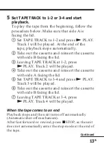 Preview for 13 page of Sony Pressman TCM-4TR Operating Instructions Manual