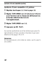 Preview for 56 page of Sony Pressman TCM-4TR Operating Instructions Manual