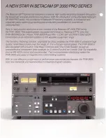 Preview for 2 page of Sony PVW-2650 Brochure & Specs