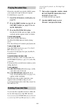 Preview for 89 page of Sony PXW-X320 Operating Instructions Manual