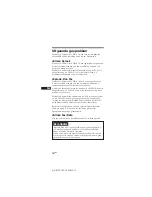 Preview for 50 page of Sony QN-022PCM Operating Instructions Manual