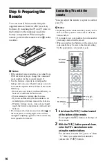 Preview for 16 page of Sony RDR-GX220 Operating Instructions Manual