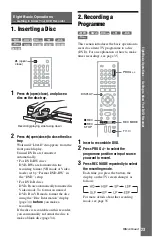 Preview for 23 page of Sony RDR-GX220 Operating Instructions Manual