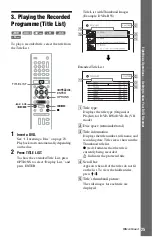 Preview for 25 page of Sony RDR-GX220 Operating Instructions Manual