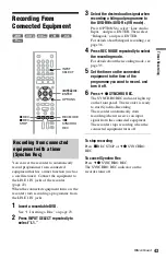 Preview for 43 page of Sony RDR-GX220 Operating Instructions Manual