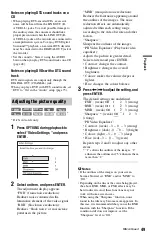 Preview for 49 page of Sony RDR-GX220 Operating Instructions Manual