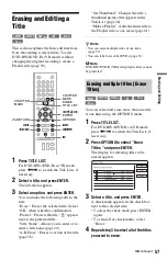 Preview for 57 page of Sony RDR-GX220 Operating Instructions Manual