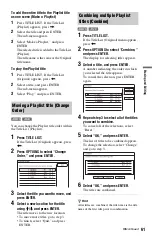 Preview for 61 page of Sony RDR-GX220 Operating Instructions Manual