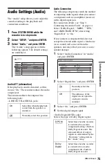 Preview for 75 page of Sony RDR-GX220 Operating Instructions Manual