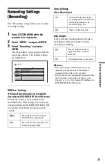 Preview for 77 page of Sony RDR-GX220 Operating Instructions Manual