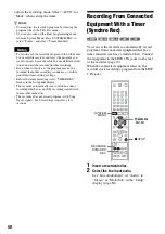 Preview for 50 page of Sony RDR-GX315 Operating Instructions Manual