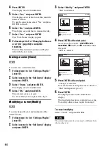 Preview for 64 page of Sony RDR-GX315 Operating Instructions Manual