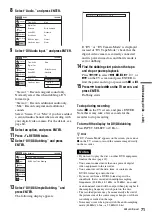 Preview for 71 page of Sony RDR-GX315 Operating Instructions Manual