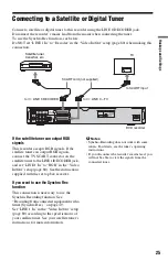 Preview for 25 page of Sony RDR-GX350 Operating Instructions Manual