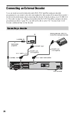 Preview for 26 page of Sony RDR-GX350 Operating Instructions Manual