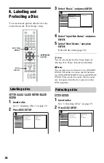 Preview for 36 page of Sony RDR-GX350 Operating Instructions Manual