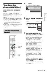 Preview for 43 page of Sony RDR-GX350 Operating Instructions Manual
