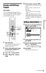 Preview for 63 page of Sony RDR-GX350 Operating Instructions Manual