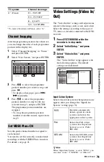 Preview for 79 page of Sony RDR-GX350 Operating Instructions Manual