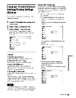 Preview for 83 page of Sony RDR-GX355 - Tunerless DVD Recorder Operating Instructions Manual