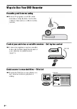 Preview for 8 page of Sony RDR-GX360 Operating Instructions Manual