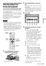 Preview for 51 page of Sony RDR-GX360 Operating Instructions Manual