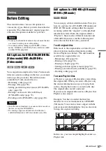 Preview for 57 page of Sony RDR-GX360 Operating Instructions Manual