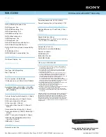 Preview for 2 page of Sony RDR-GX360 Specification Sheet