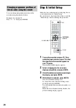 Preview for 20 page of Sony RDR-GX380 Operating Instructions Manual